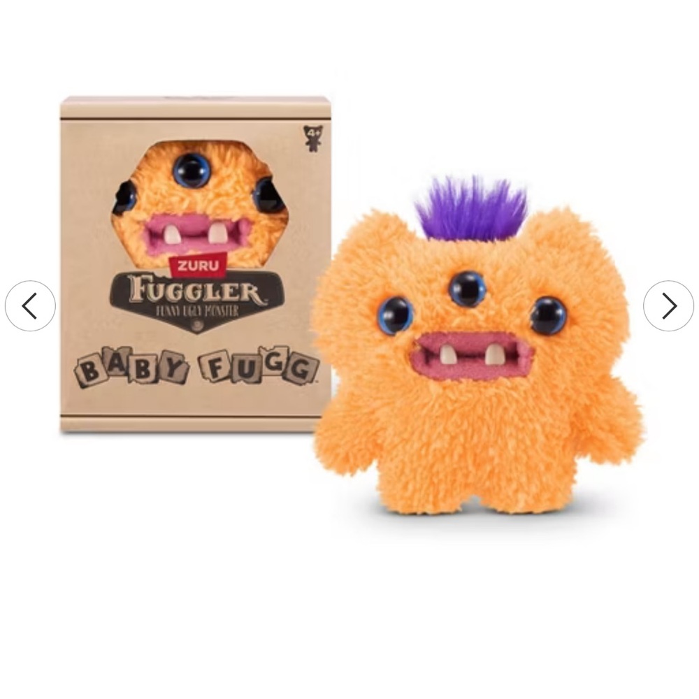 NWT Zuru Baby Fuggler Reek-O-Orange Plush Toy